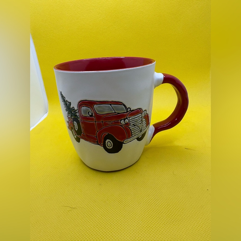 Christmas Holiday Truck Mug